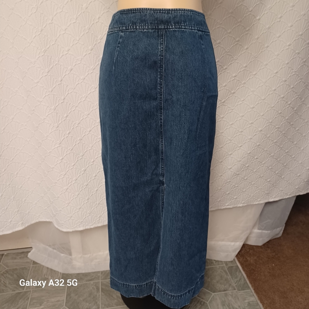 Ralph Lauren Blue Maxi Pencil Skirt for Work Size 14 - Picture 7 of 15